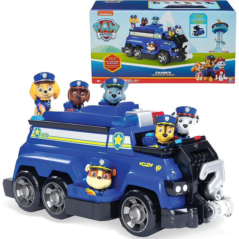 meinspielzeug - Spin Master Paw Patrol Team Cruiser, Large Scale Vehicle | Schutz & Rettung