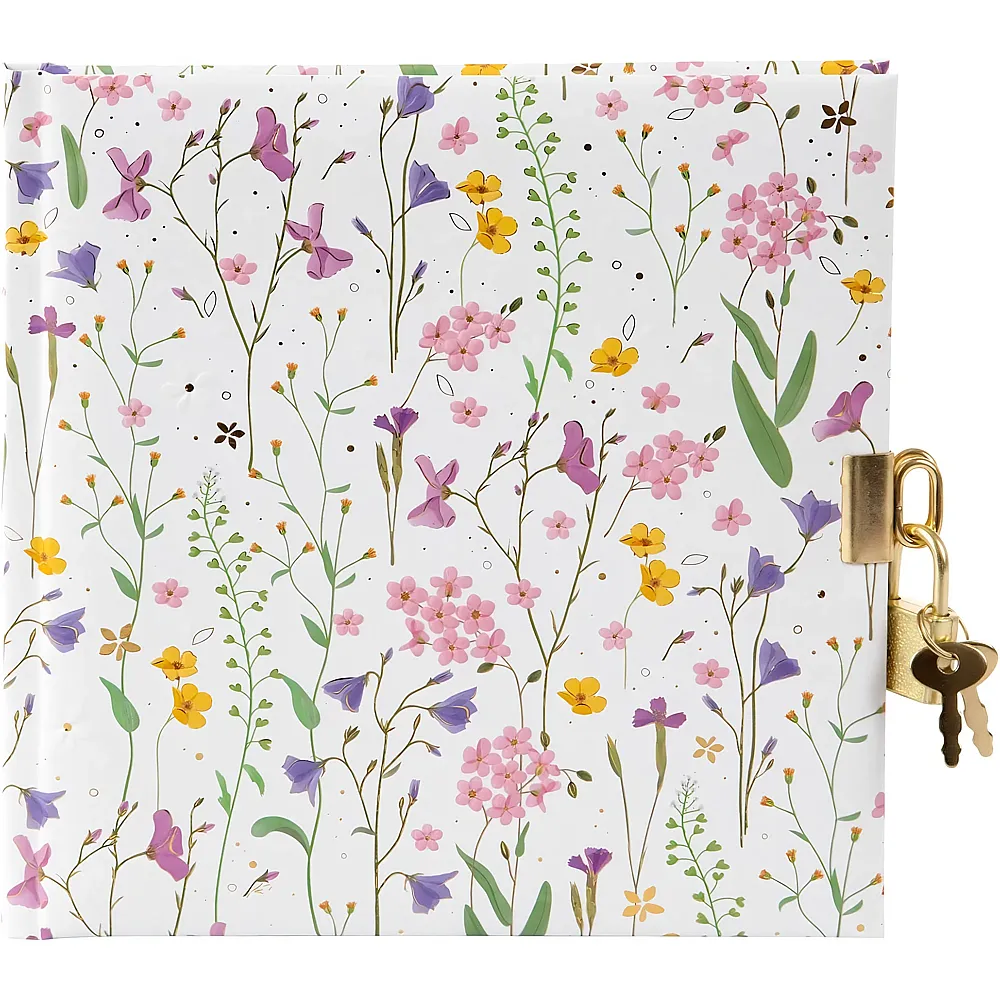 Goldbuch Tagebuch Meadow Miracles white