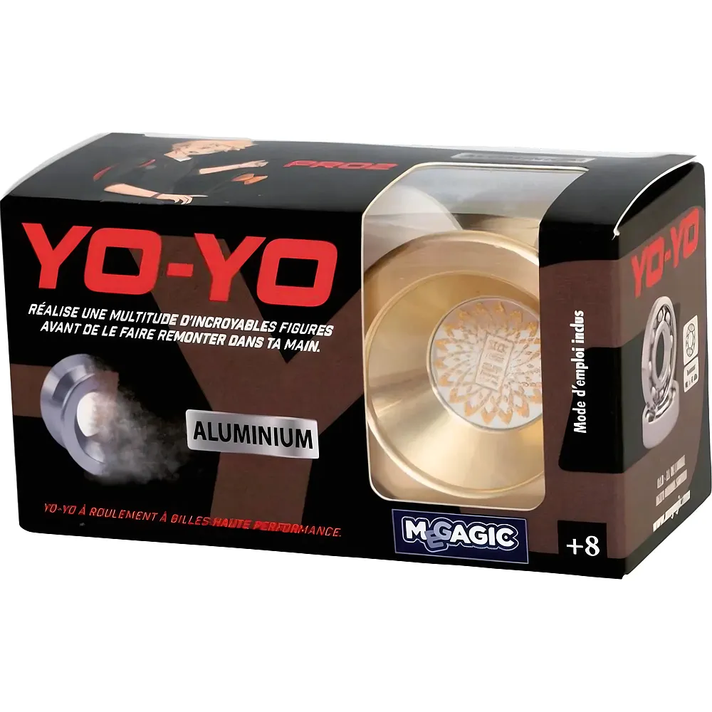 Megagic Yoyo Pro Aluminium Pro Diam. 54 MM violet ET Or