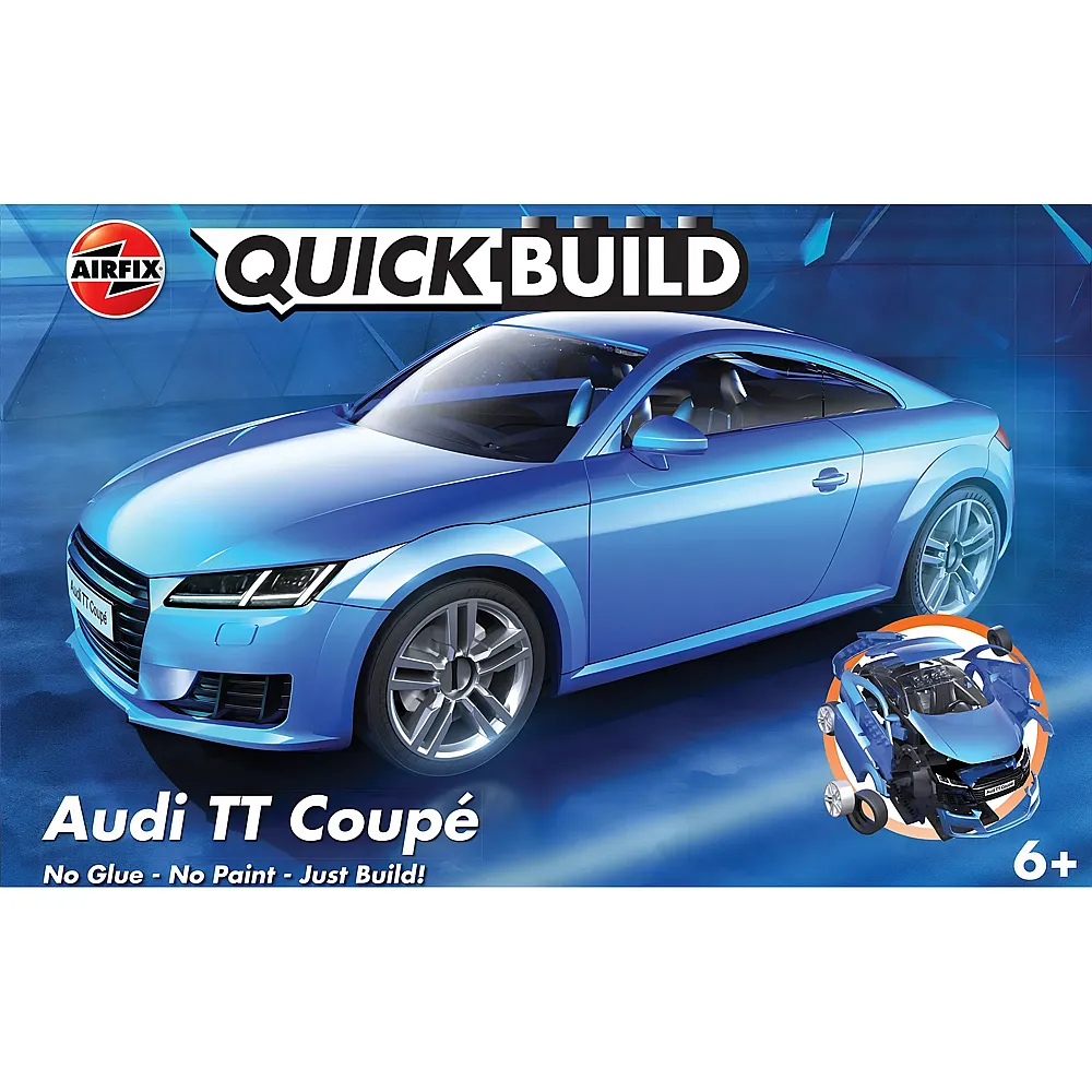 Quickbuild Audi TT Coupe Blau | Klemmbausteine Fahrzeuge