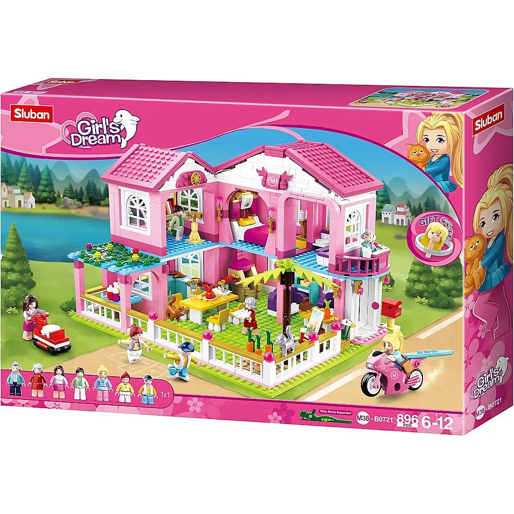 Sluban Girl's Dream Luxusvilla 896Teile