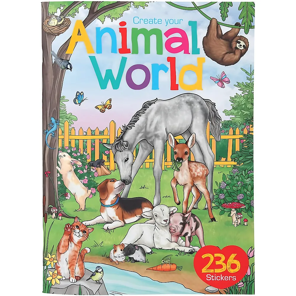Depesche Stickerbuch Animal World