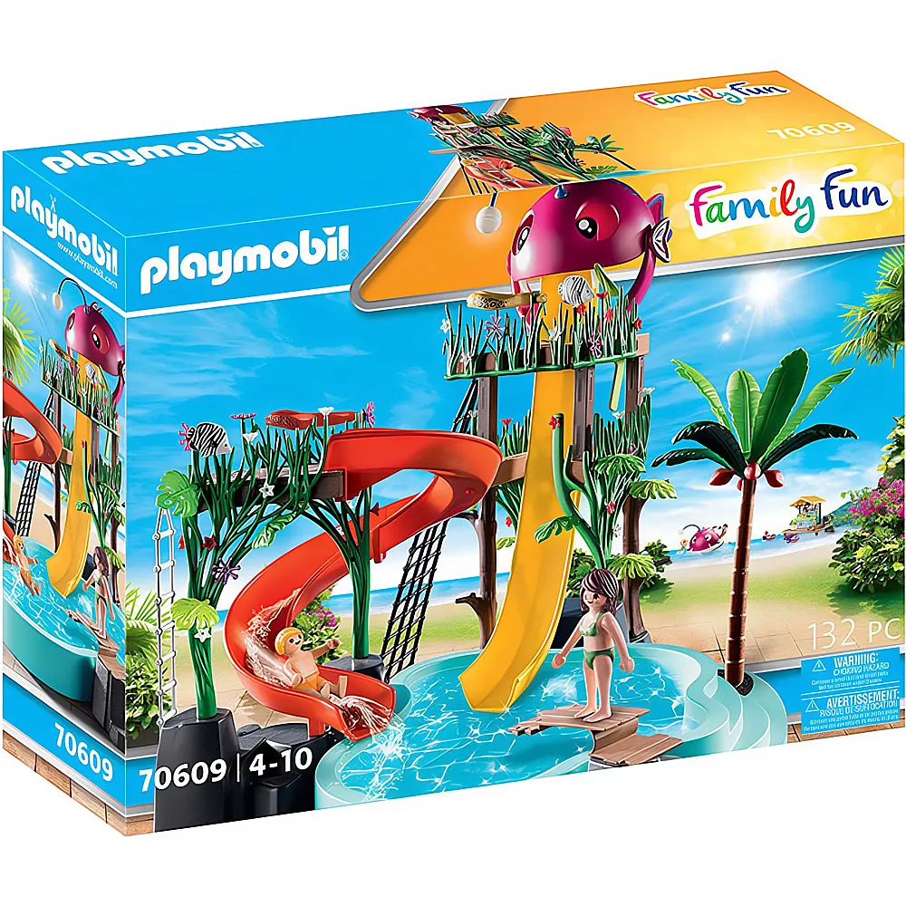 PLAYMOBIL FamilyFun Aqua Park mit Rutschen 70609