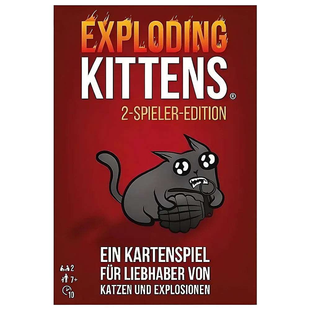 Asmodee Exploding Kittens 2-Spieler-Edition