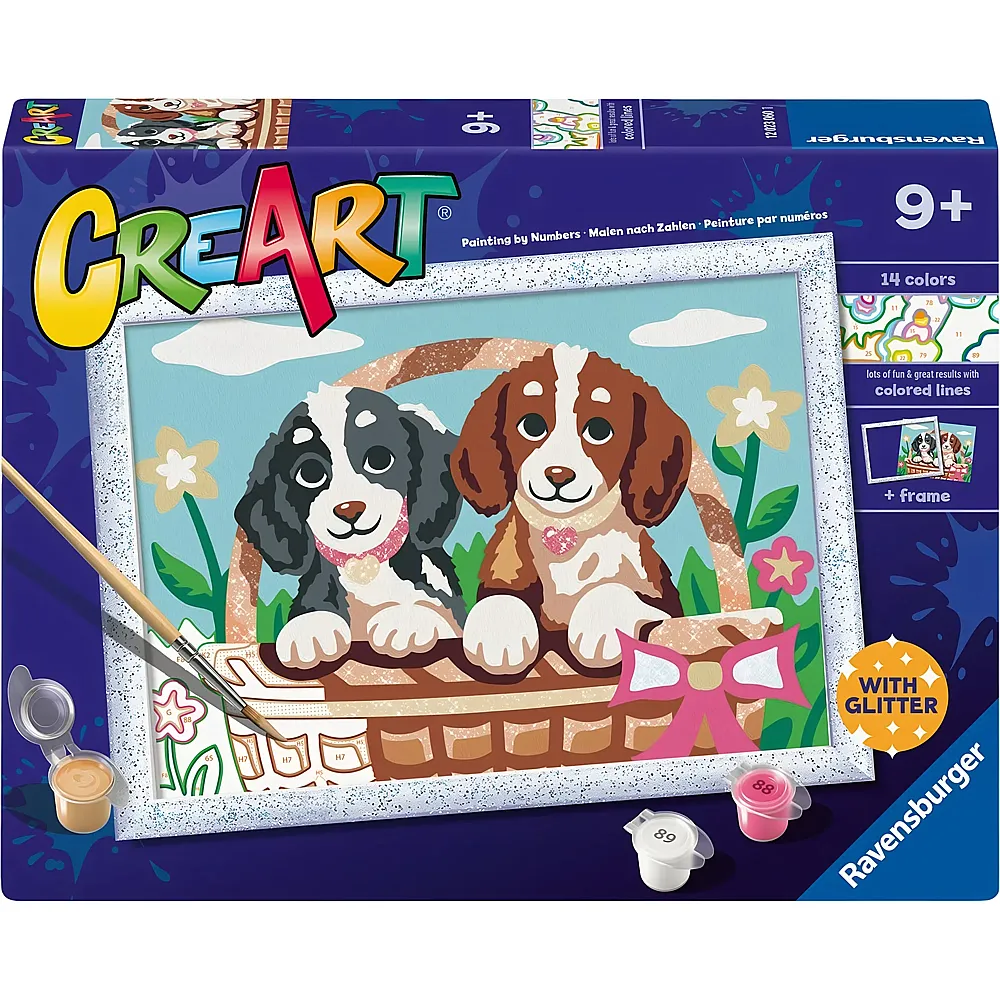 Ravensburger CreArt Hunde im K�rbchen
