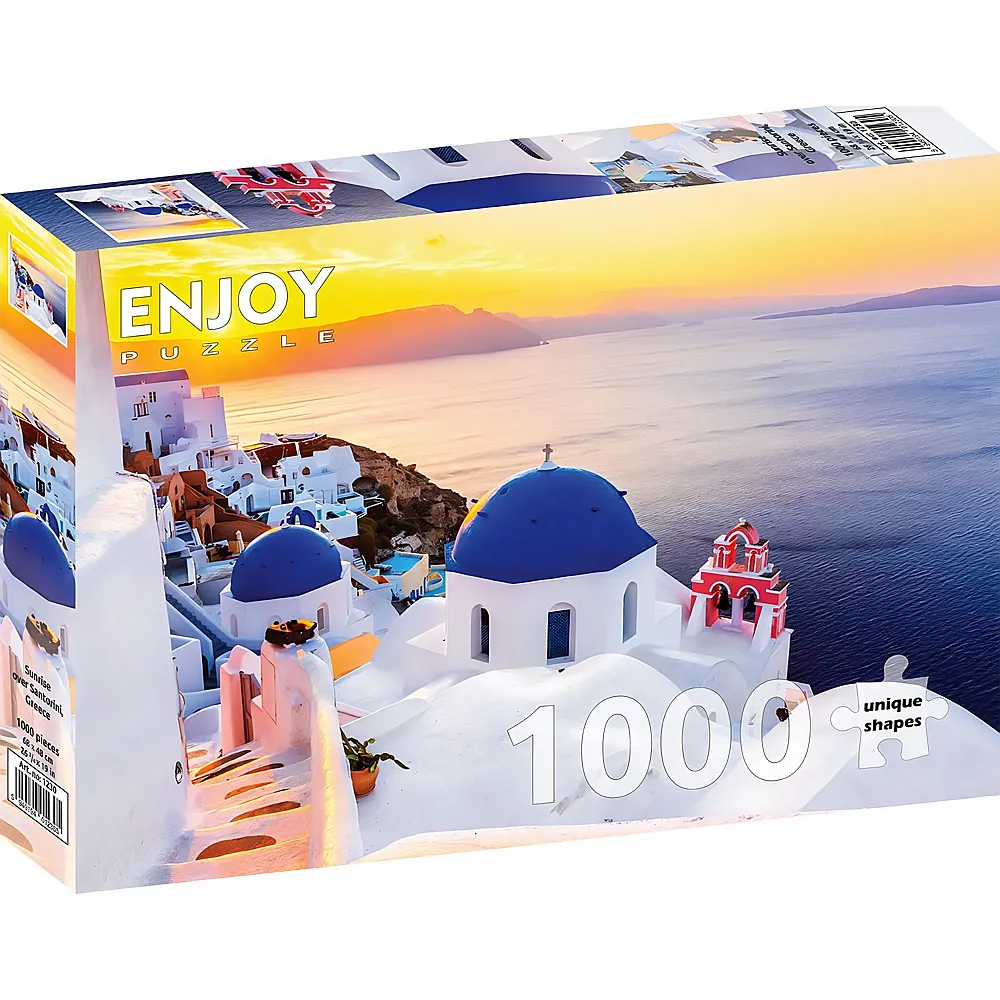 Enjoy Puzzle Sonnenaufgang �ber Santorini, Griechenland - 1000 Teile