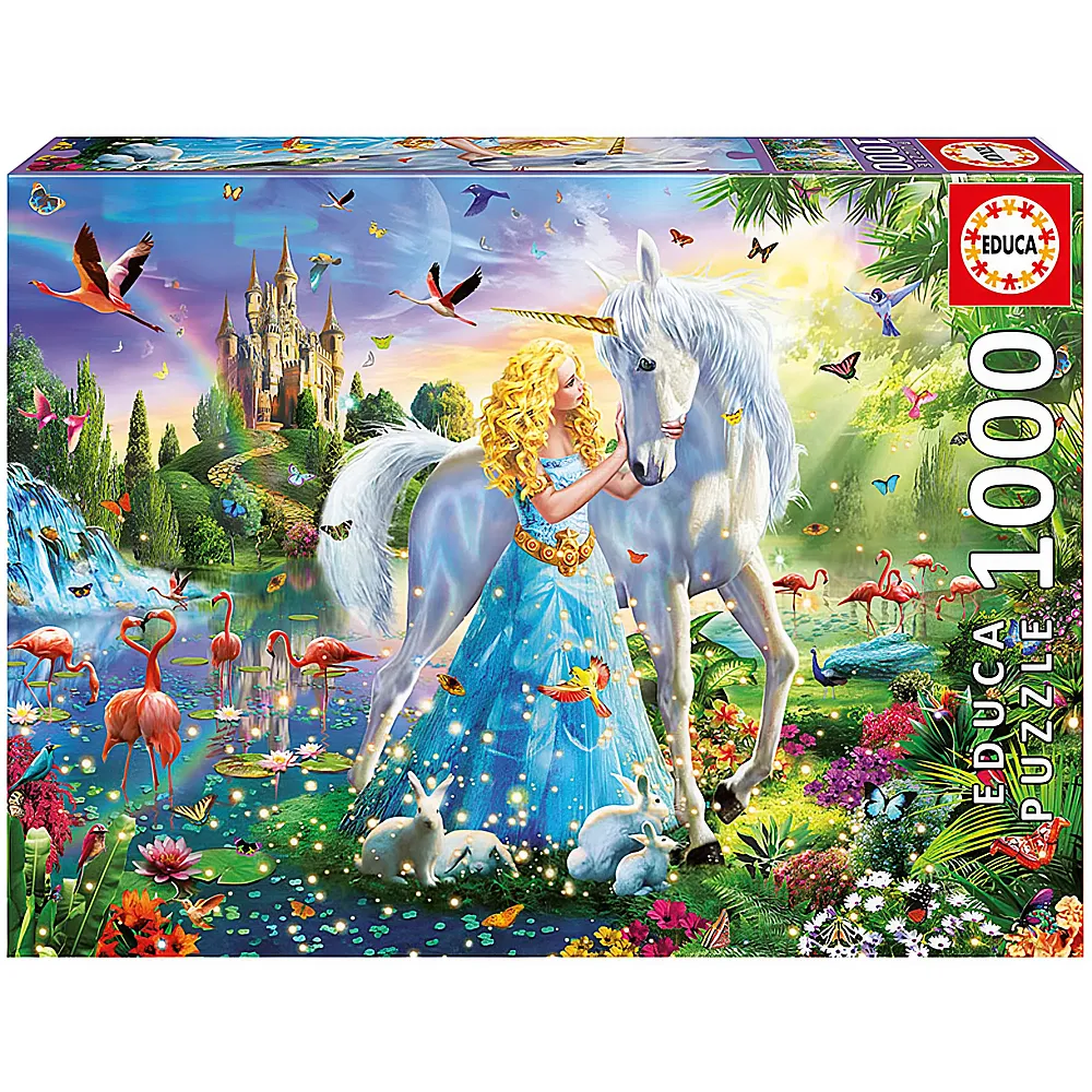 Educa Puzzle The Princess and the Unicorn 1000Teile