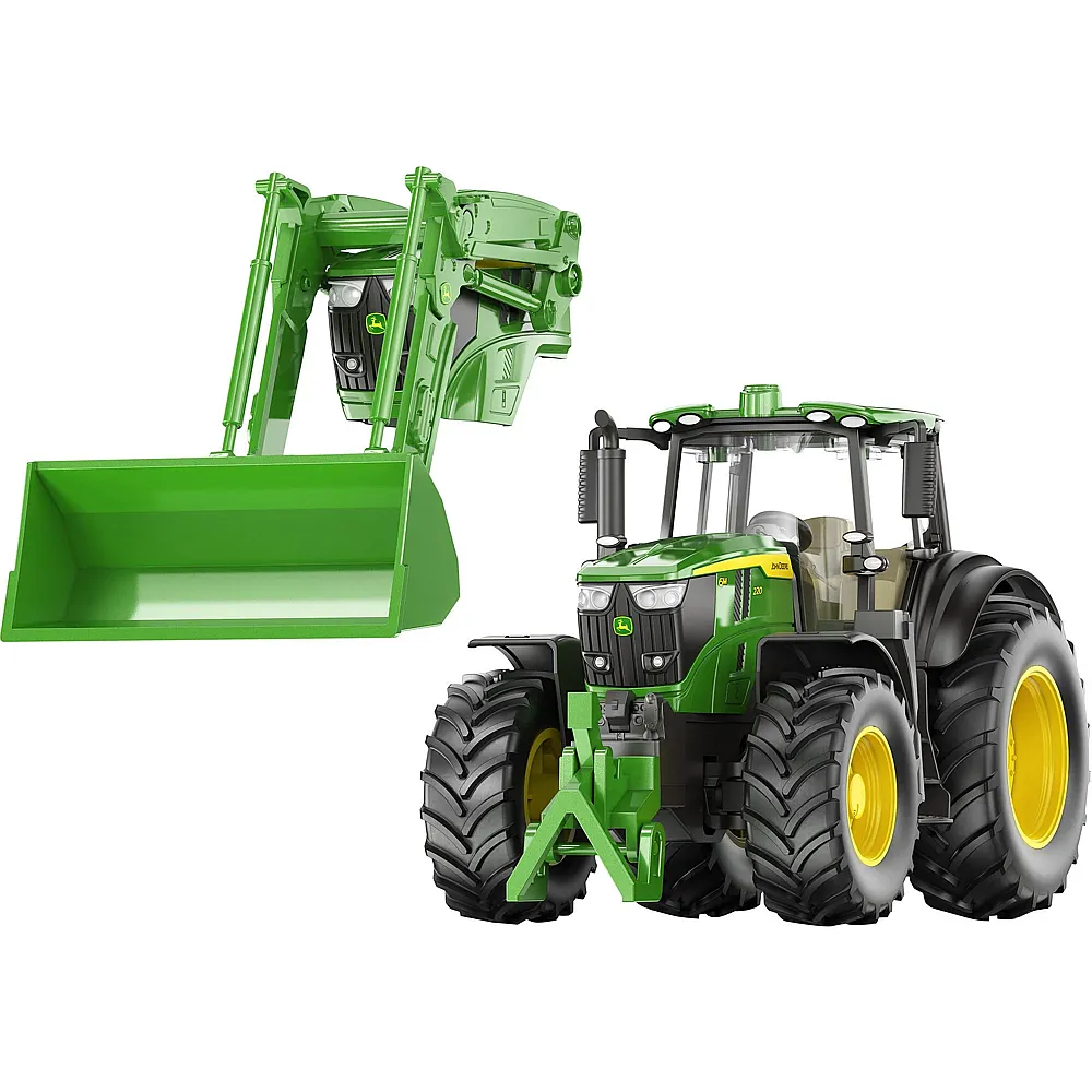 meinspielzeug - Siku Farmer John Deere mit abnehmbarem Frontloader | Traktoren