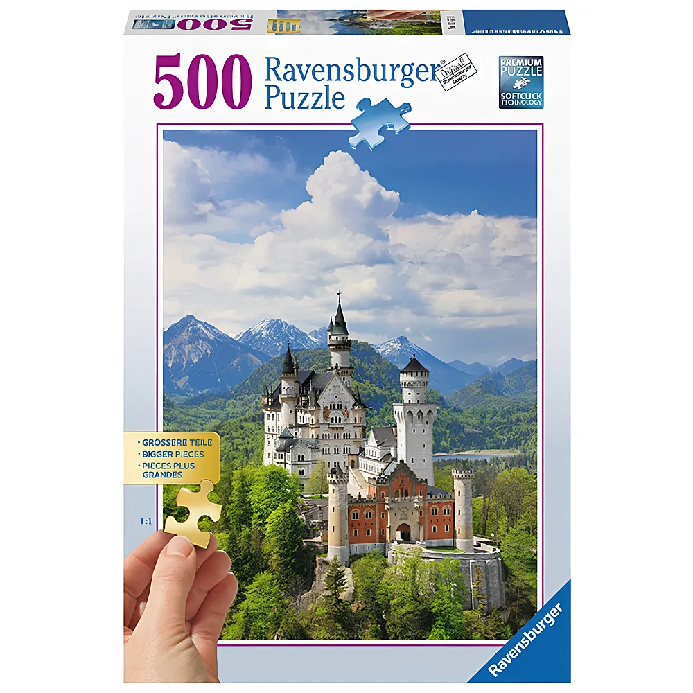 Ravensburger Puzzle Mrchenhaftes Schloss Neuschwanstein 500Teile
