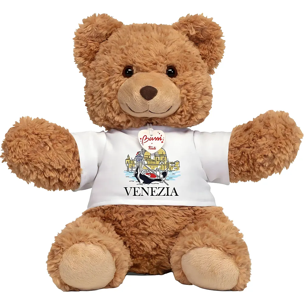 Trudi Bear Marlon T-Shirt VENEDIG  Pl�schtiere mit T-Shirts Italienischer St�dte, Souvenirs und Reise-Gadgets  32x30x20zm