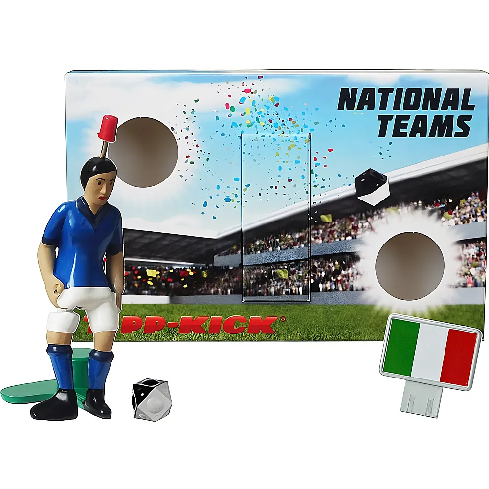 Tipp-Kick Nationalmannschaft Star-Kicker Italien mit Soundchip | Kicker & Tischfussball
