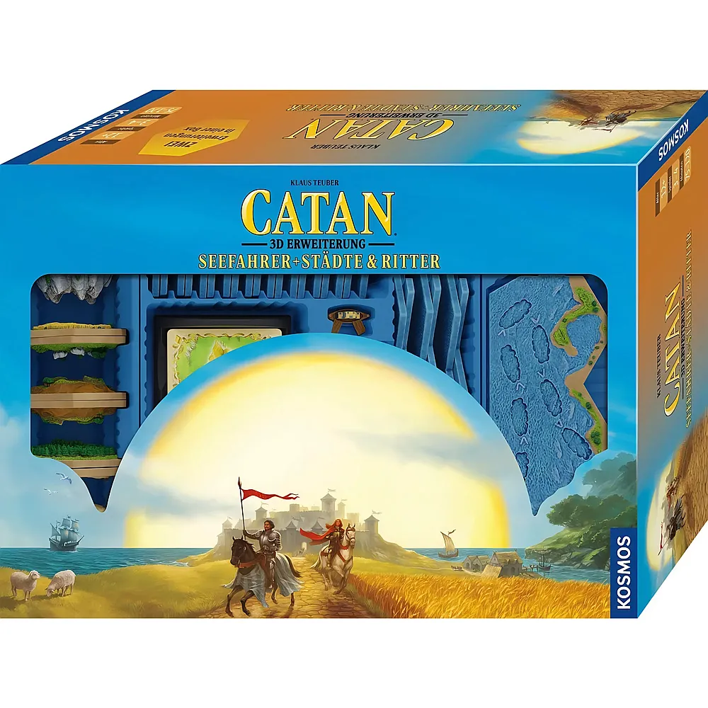 Kosmos Catan 3D Erweiterung - Seefahrer, St�dte & Ritter - Deutsch