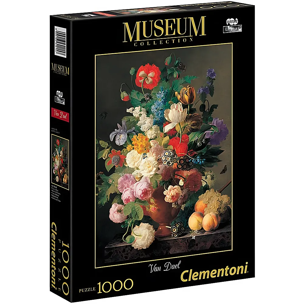 Clementoni Puzzle Museum Collection Van Dael - Blumenvase 1000Teile