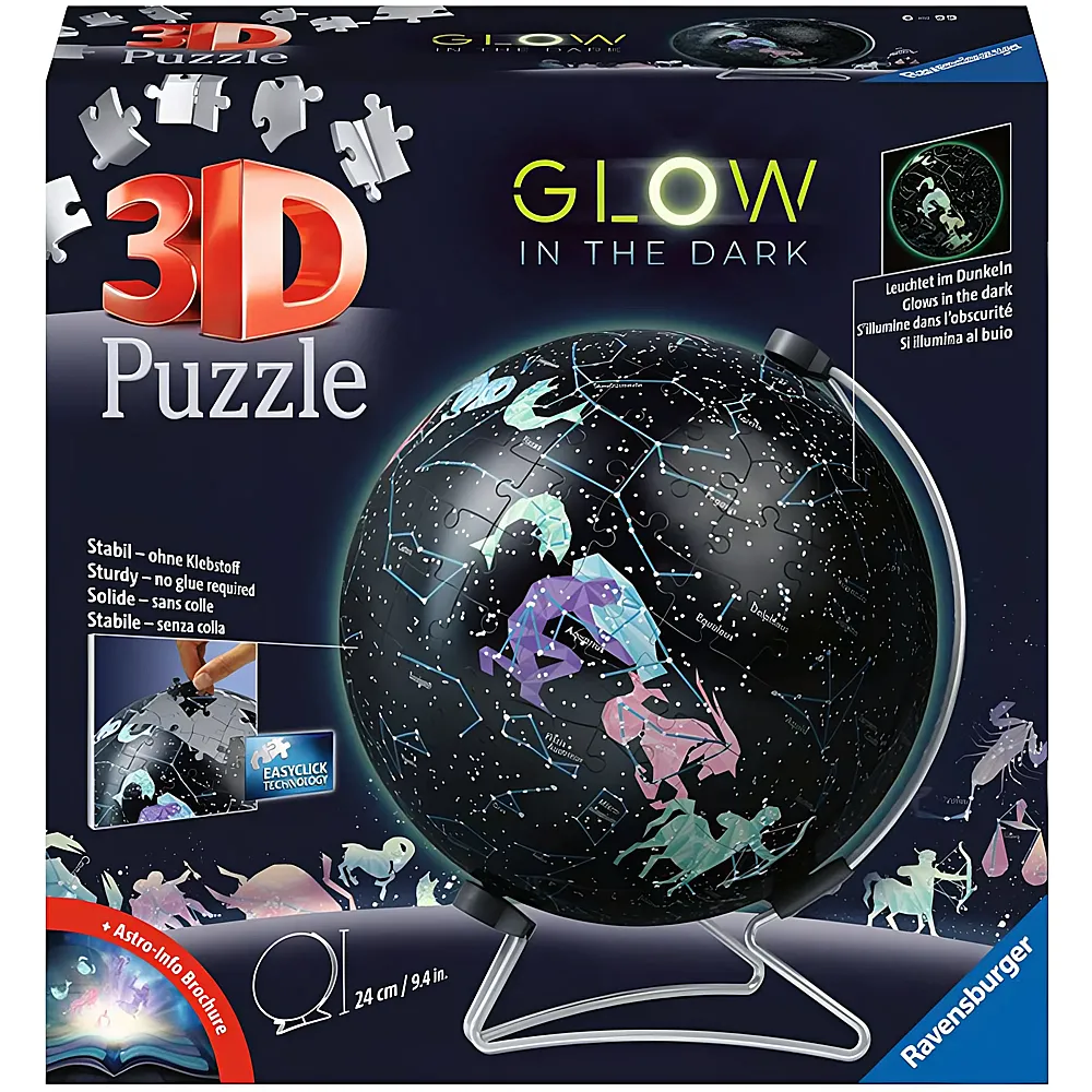 Ravensburger Puzzleball Glow In The Dark Sternenglobus 180Teile