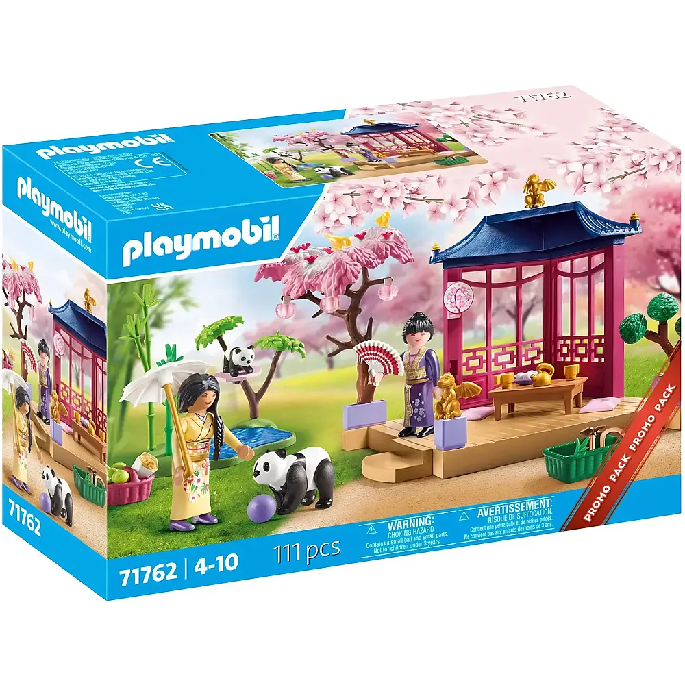 PLAYMOBIL My Life Asiatischer Garten mit Pandaf�tterung 71762