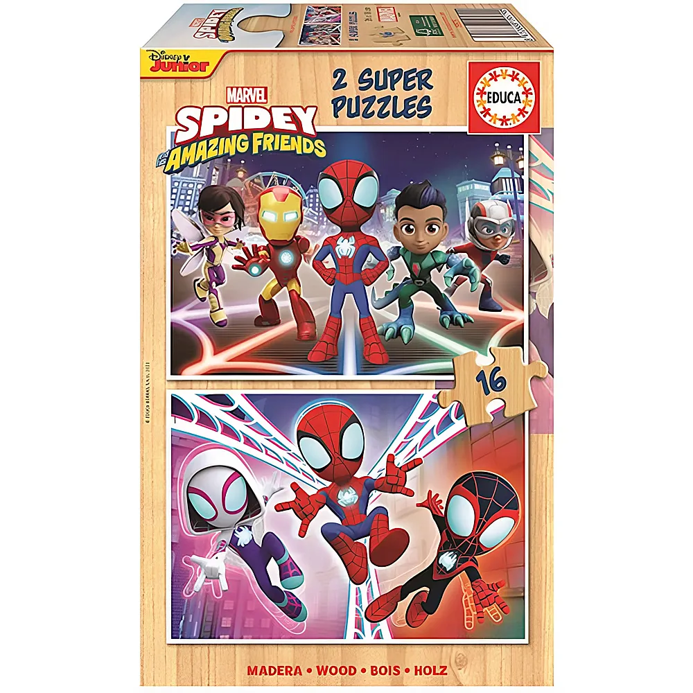 Educa Puzzle Disney Spidey - 16 Teile