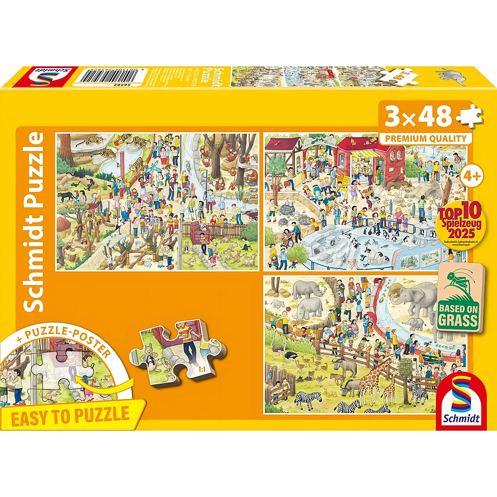 Schmidt Puzzle Spass im Zoo - 48 Teile