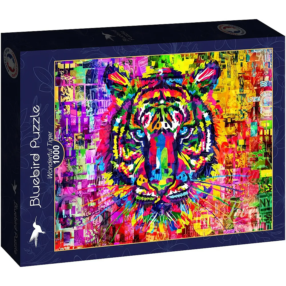 Bluebird Puzzle Wonderful Tiger - 1000 Teile