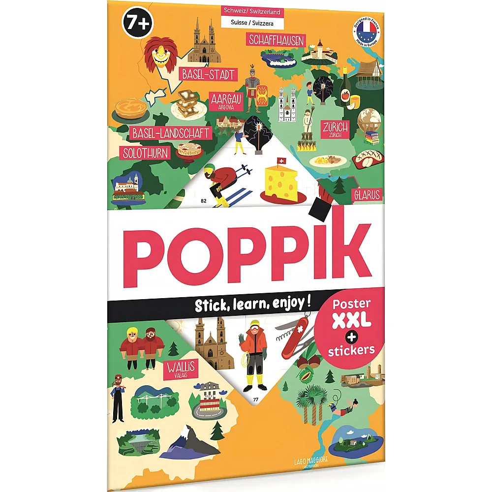 Poppik Sticker Lernposter Schweiz - Suche