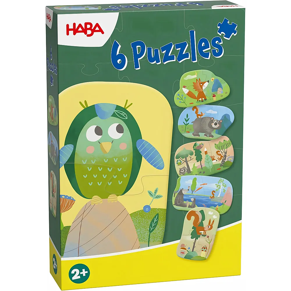 HABA erste Puzzles Waldtiere 2,3,4