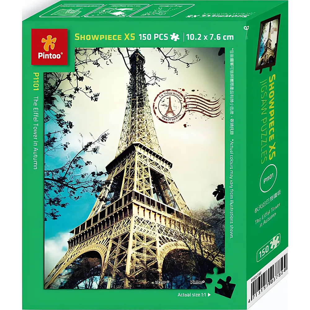 Pintoo Puzzle Kunststoff Eiffelturm, Paris - 150 Teile