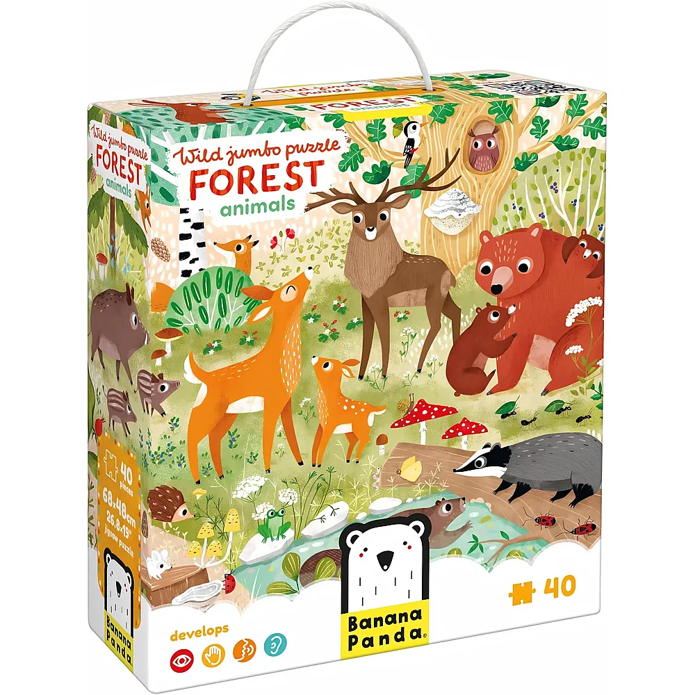 Banana Panda Puzzle Waldtiere 40Teile