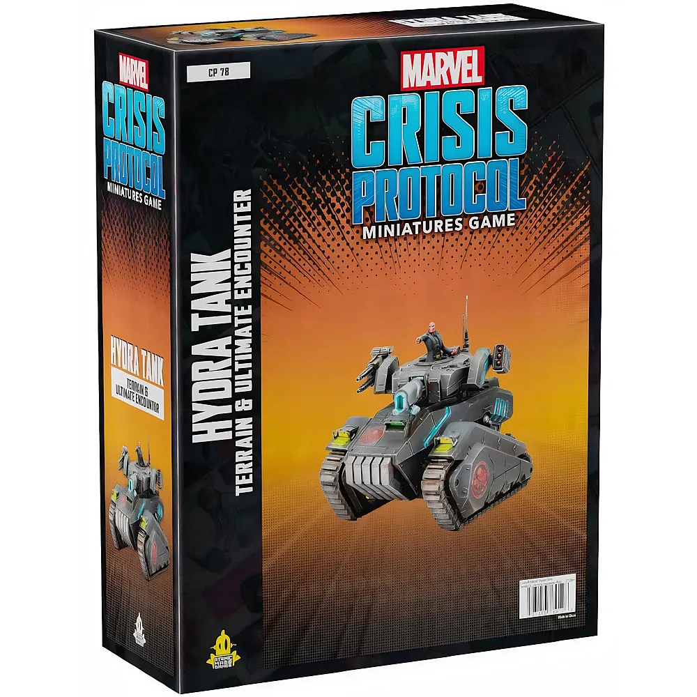 Atomic Mass Games Marvel Crisis Protocol Hydra Tank & Ultimate Encounter Terrain Pack,Miniatur-Kampfspiel,Strategiespiel f�r