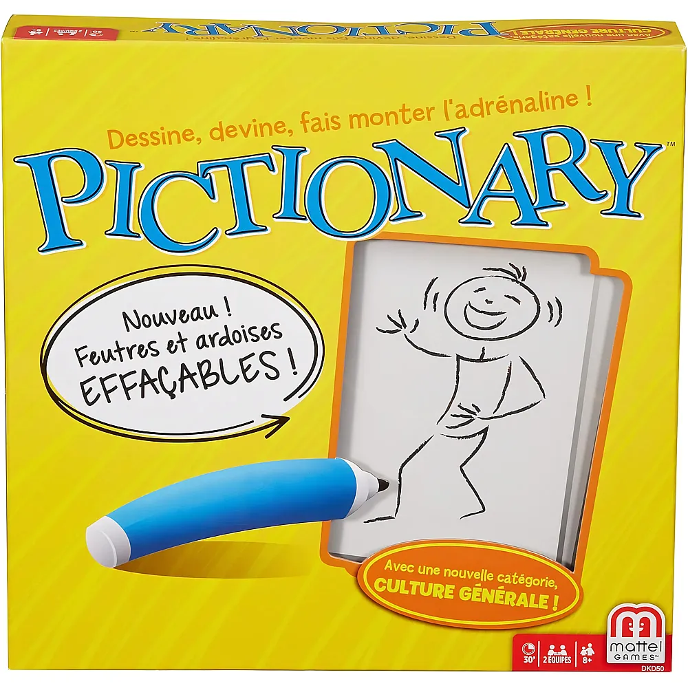 Mattel Games Pictionay Board Game - Franz�sisch