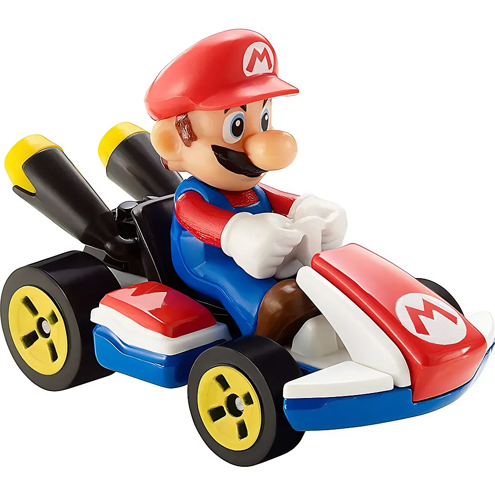 Hot Wheels Super Mario Die-Cast Mario 1:64