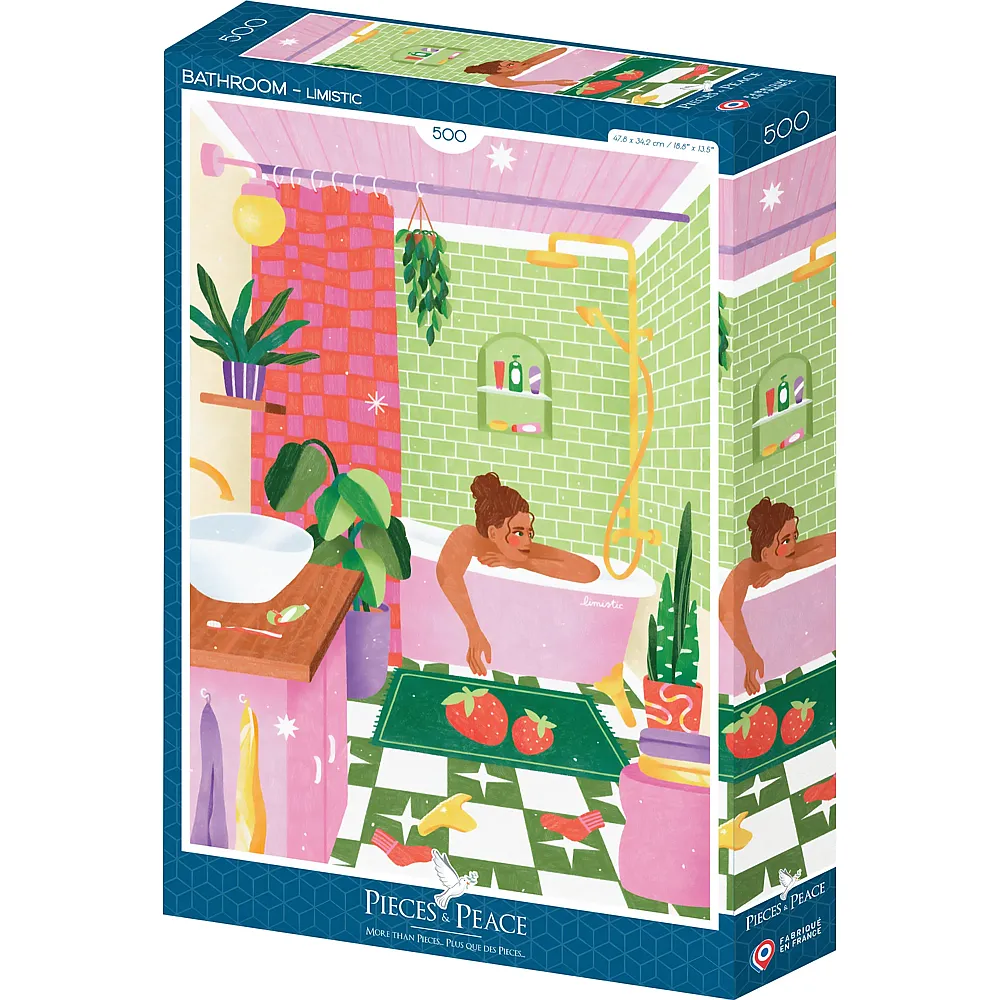 Pieces & Peace Puzzle Bathroom - 500 Teile