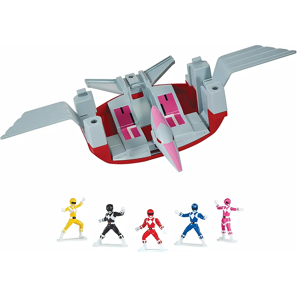 Playmates Power Rangers - Kollektion Megazord, Zords, kombinierbar, Figur, 20 cm, Modell Pterodactyl Dinozord, f�r Kinder ab 4 Jahren, PWG053