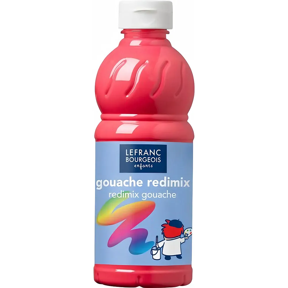 Lefranc Bourgeois Lfb Flssige Tempera Redimix 500ml Flasche - Fluo Rot - Suche