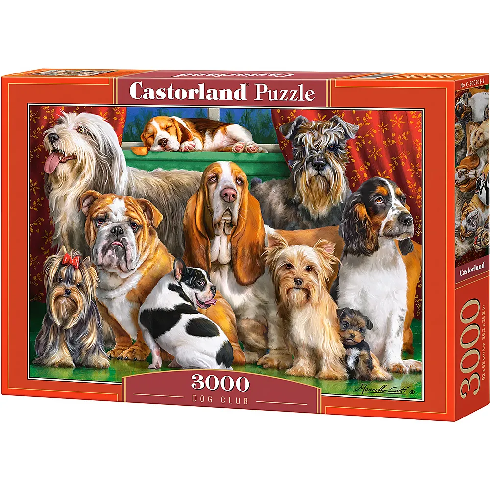 Castorland Puzzle Dog Club 3000Teile