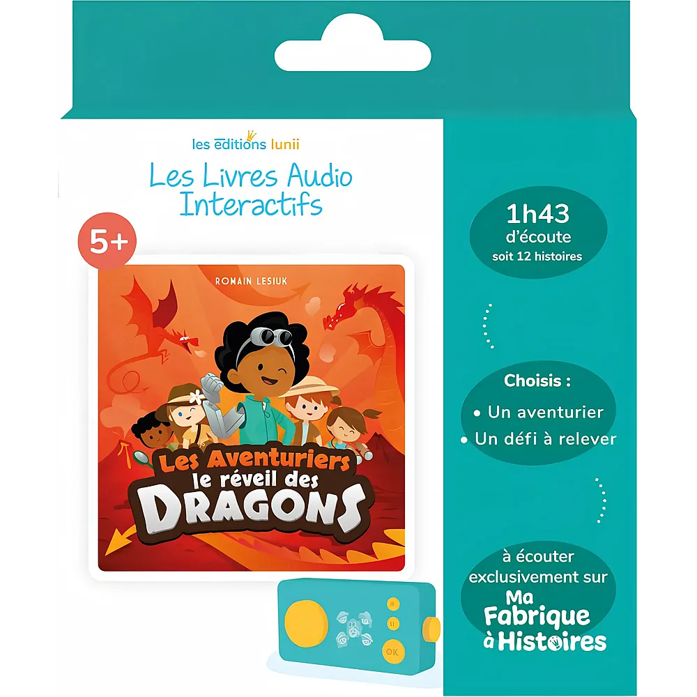 Lunii Album Audio Interactif LE Reveil Des Dragons
