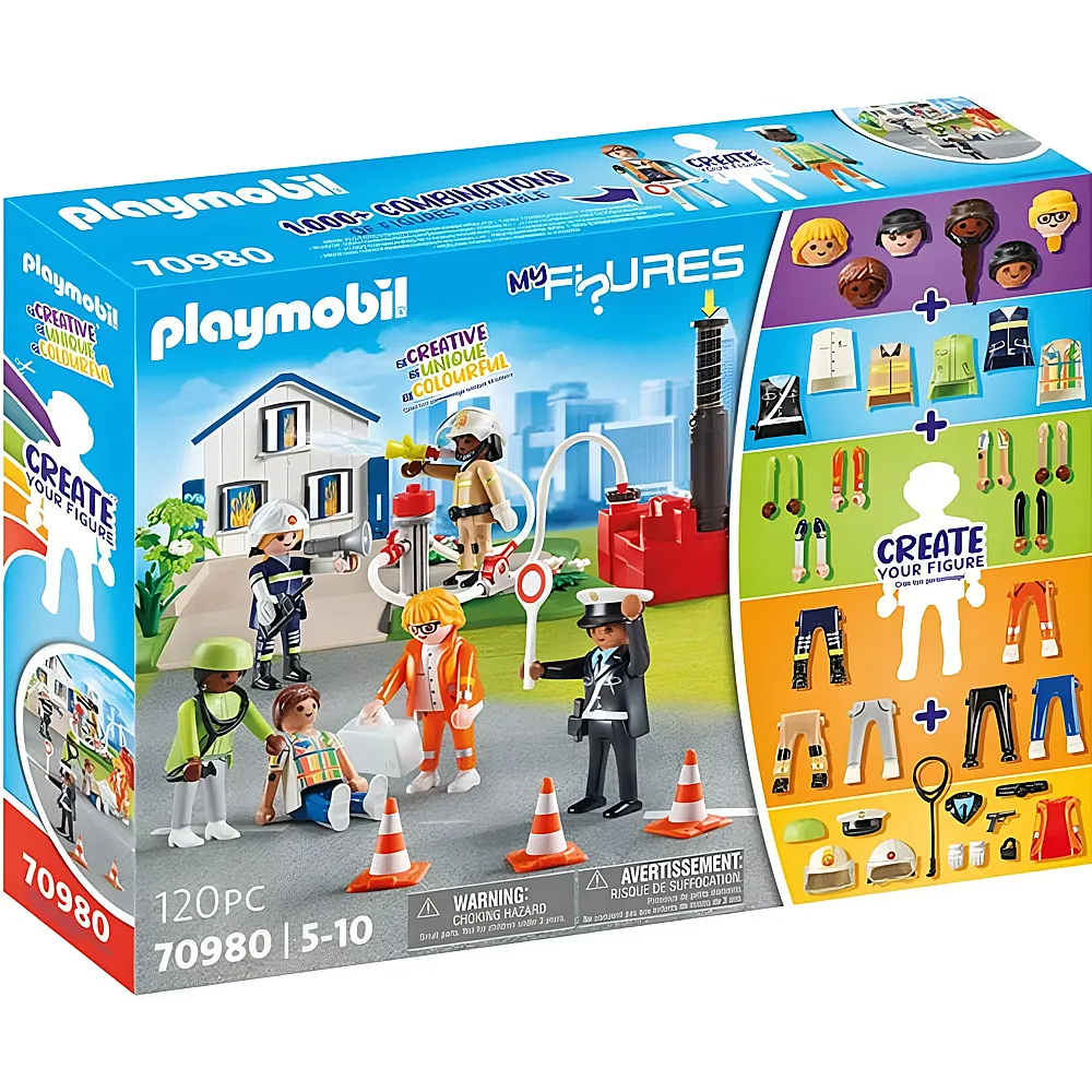 PLAYMOBIL My Figures: Rescue Mission 70980