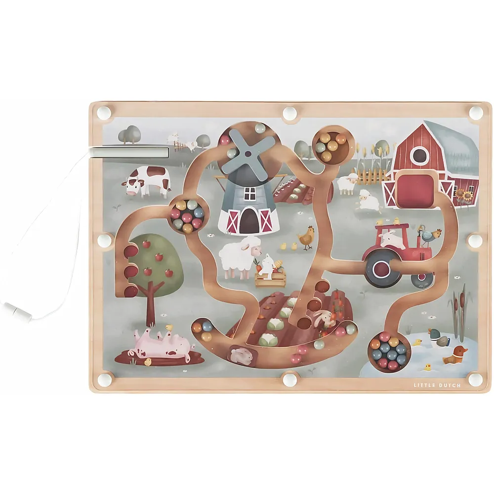 Little Dutch Magnetisches Labyrinth Little Farm FSC