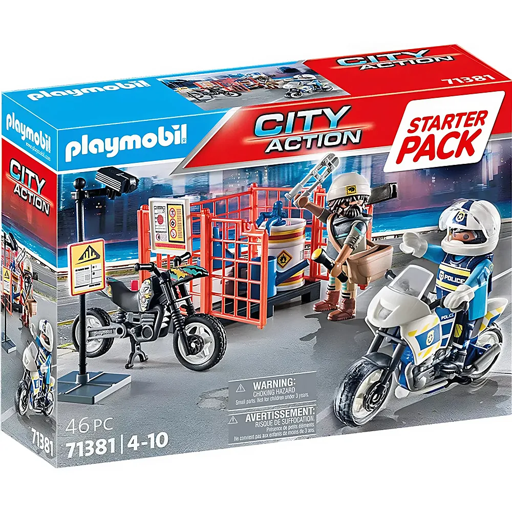 PLAYMOBIL City Action Starter Pack Polizei 71381