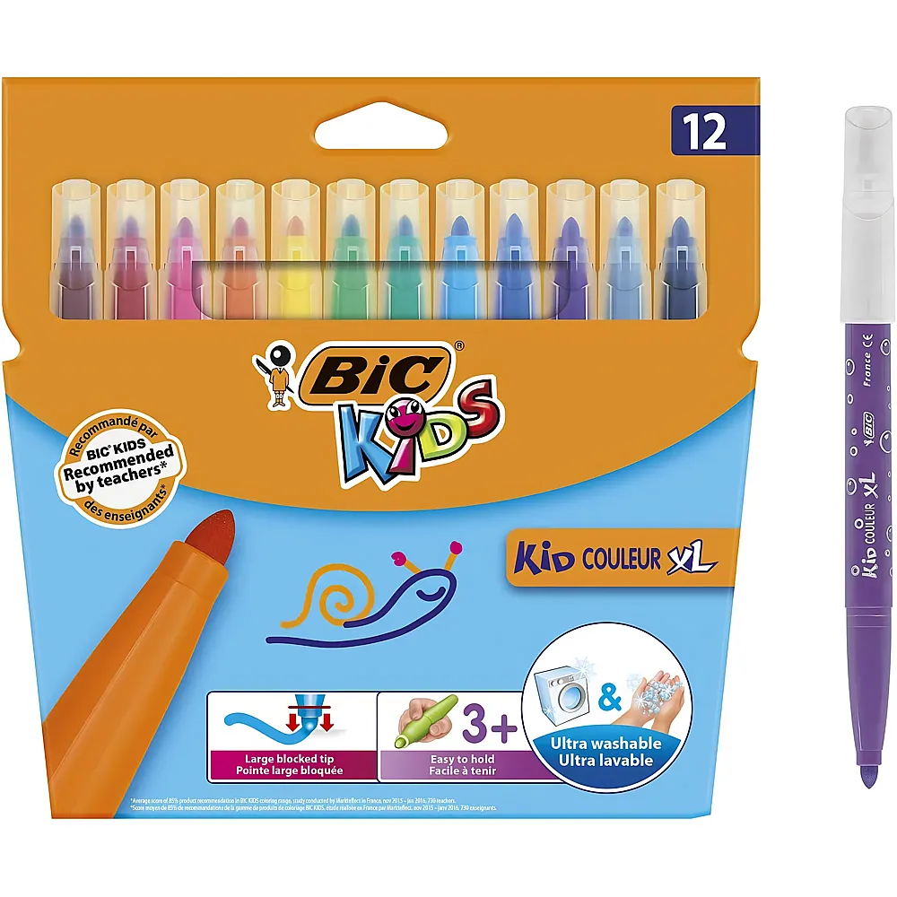 BIC Kids Kid Couleur XL 12Teile