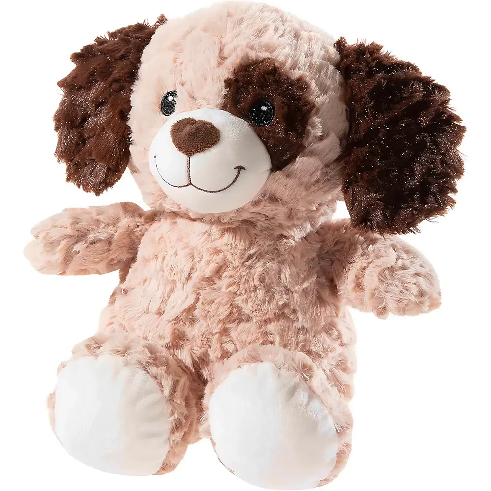 Heunec Hund Beige/Braun - 32 cm - Hunde Pl�sch