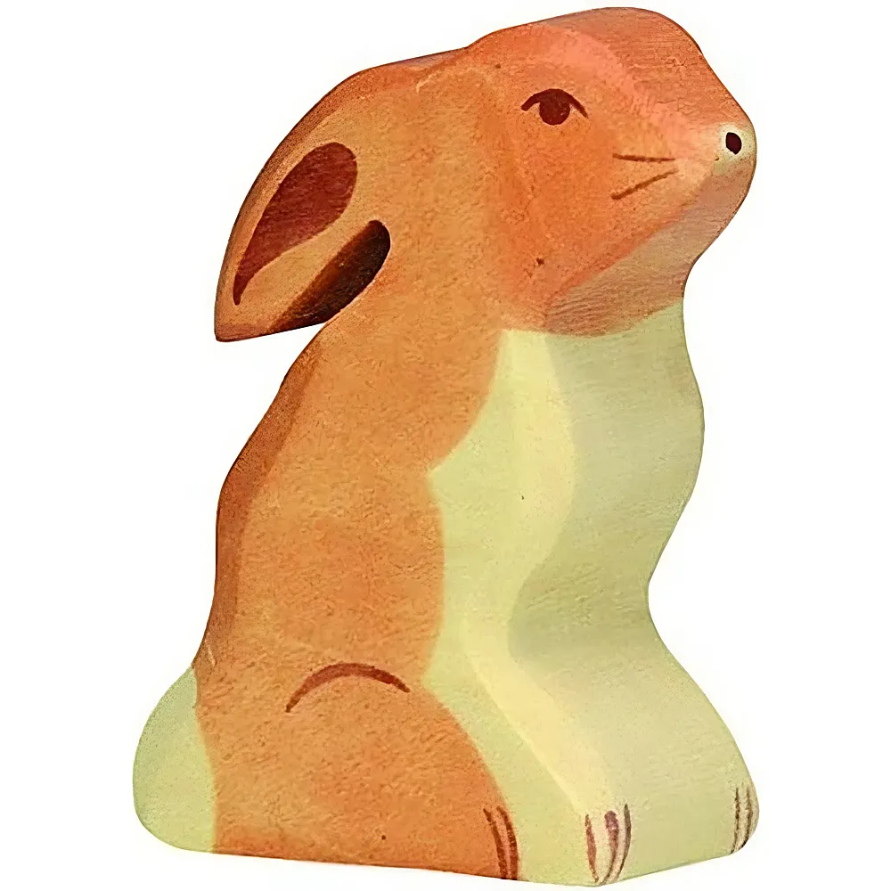 Holztiger Hase, sitzend | Waldtiere