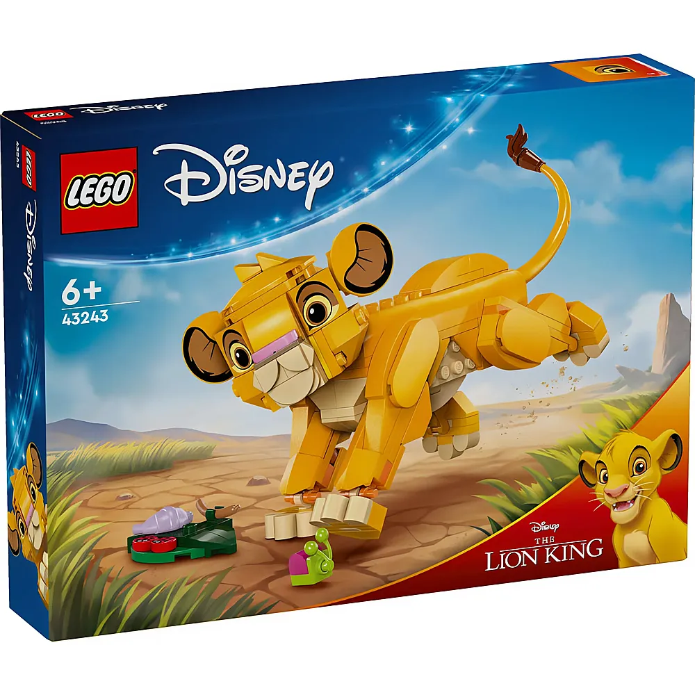 LEGO Disney Classic Knig der Lwen Simba, das Lwenjunge des Knigs 43243