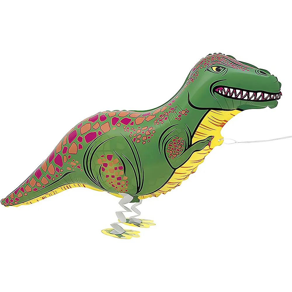 Unique Walking Pet Alu Ballon T-Rex - 90 x 35 x 25 cm