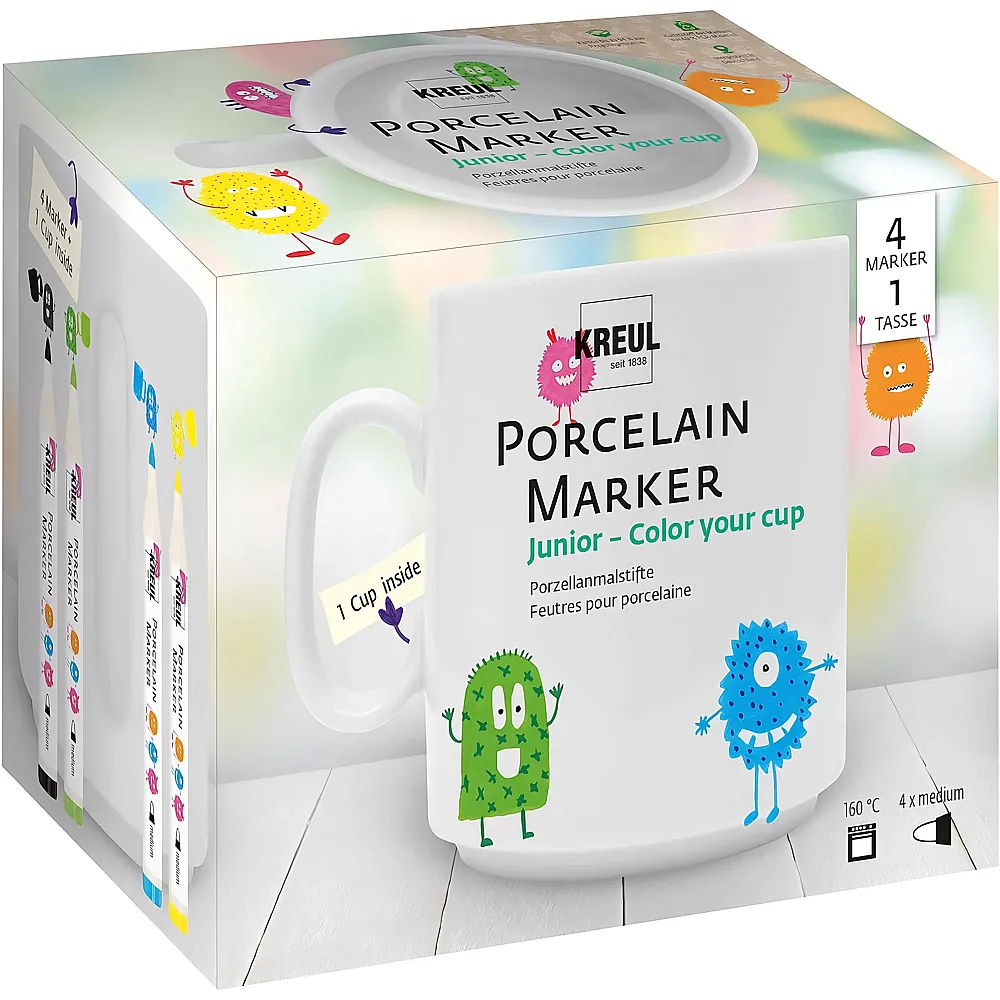 Kreul Porzelain Marker Junior Set | Bastelsets