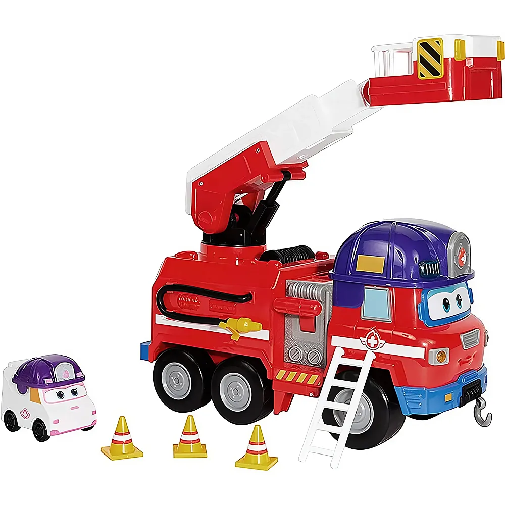 Alpha Toys Super Wings Feuerwehrauto Rescue Riders & Zoey