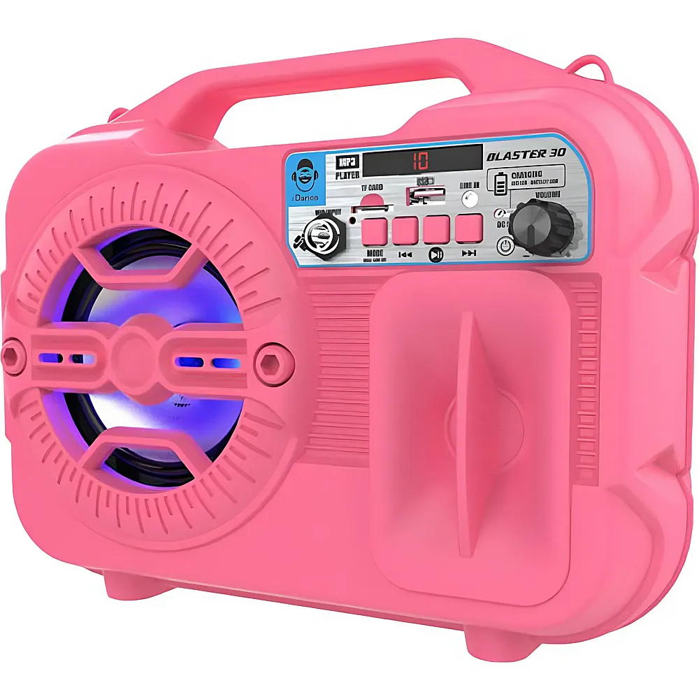 iDance Lautsprecher Blaster 30 Pink | Mikrofone