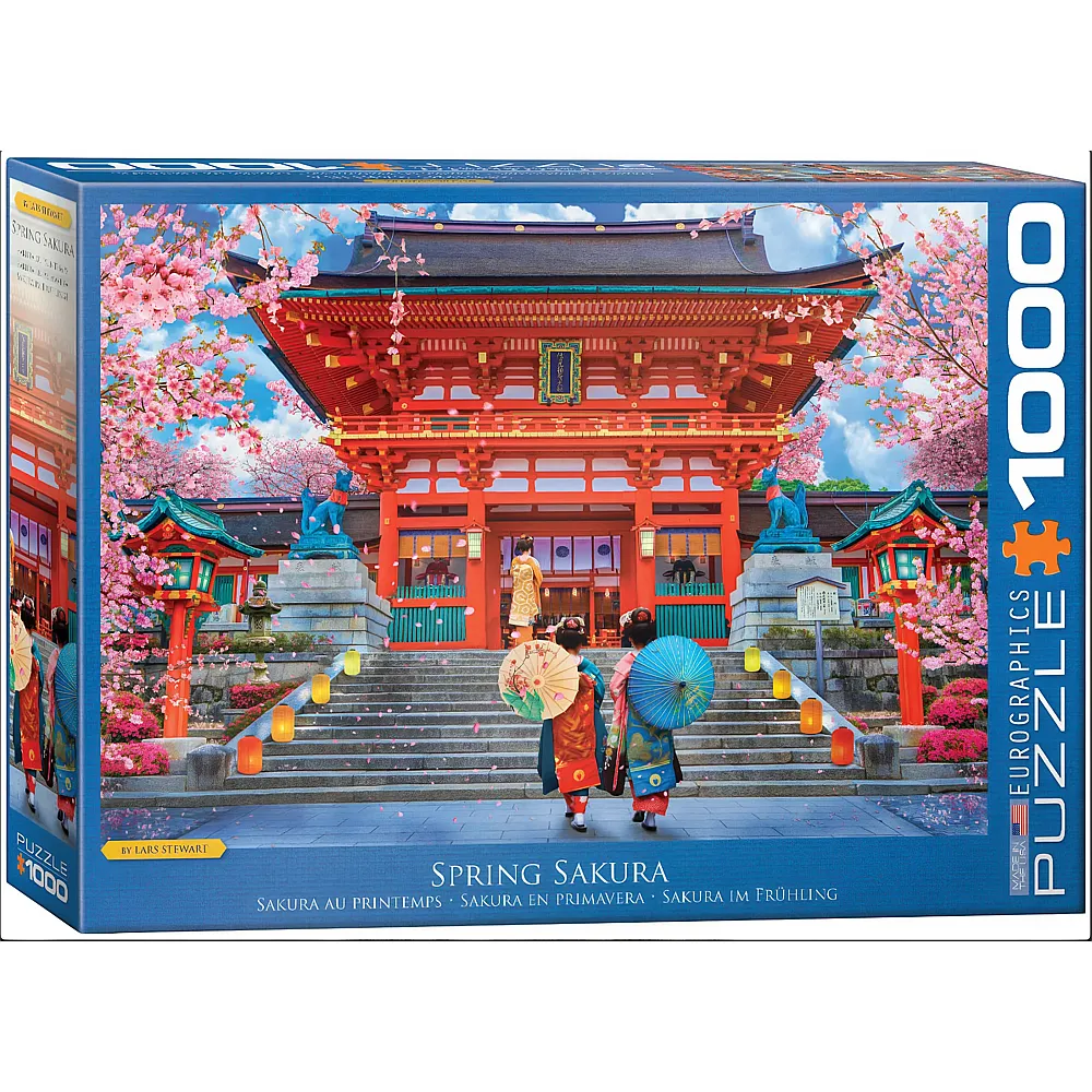 Eurographics Puzzle Sakura im Fr�hling - 1000 Teile