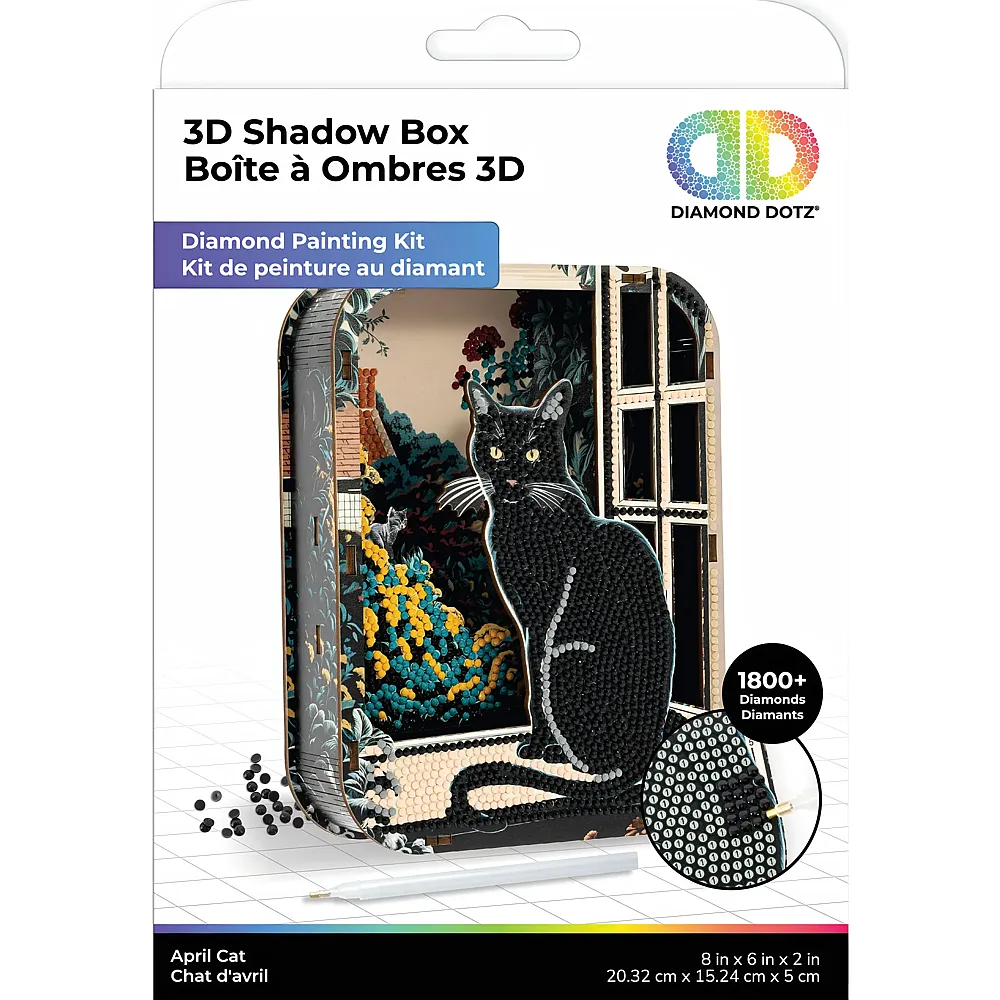 Diamond Dotz Diamond Painting Box Katze