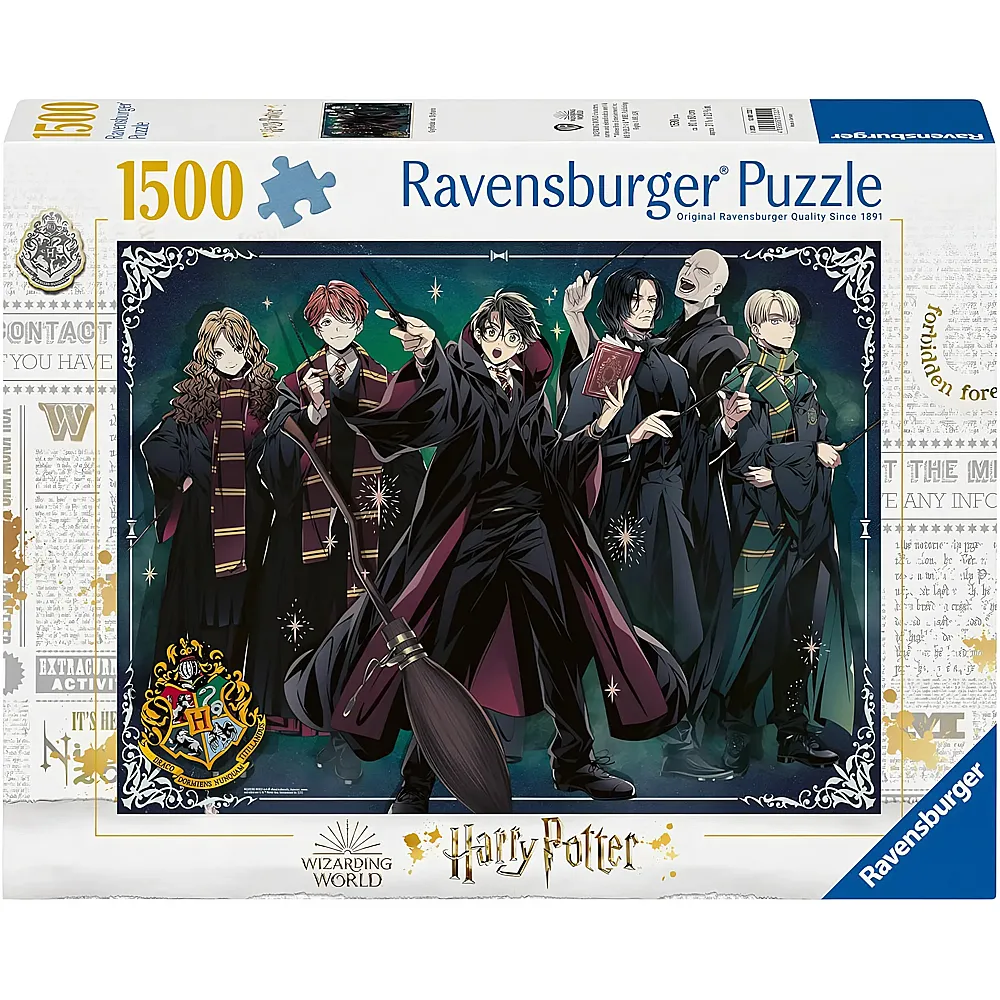 Ravensburger Puzzle Harry Potter - Gryffindor vs. Slytherin 1500Teile