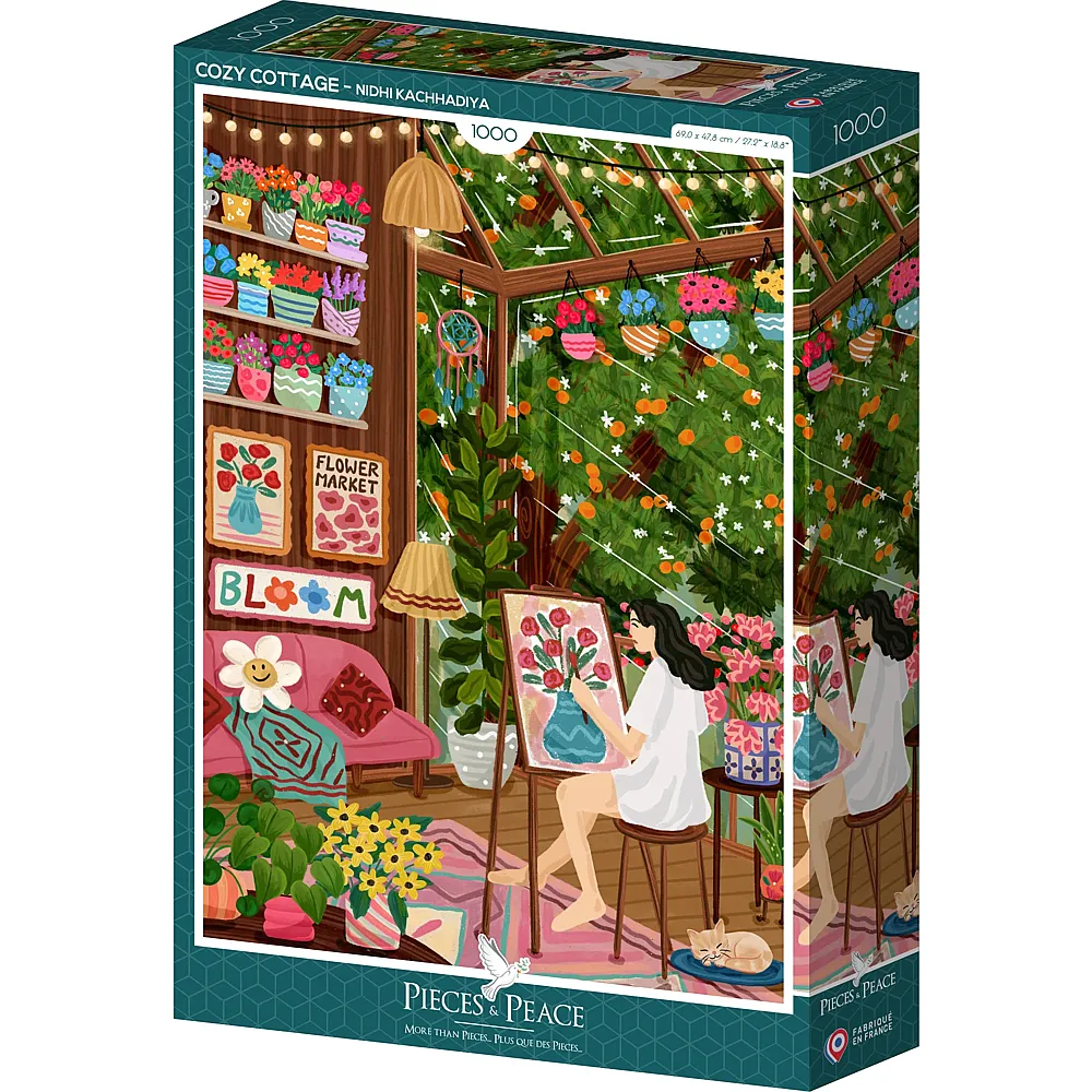Pieces & Peace Puzzle Gem�tliches Chalet - 1000 Teile