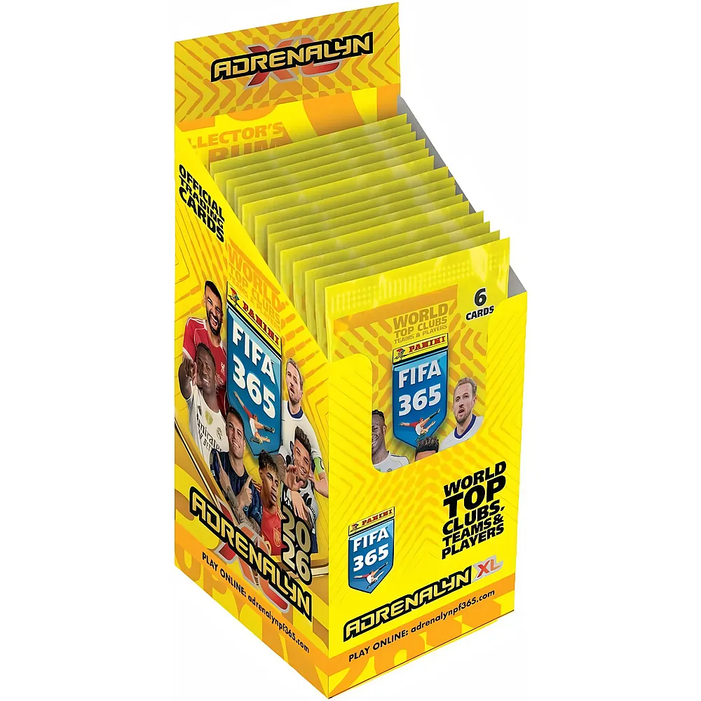 Panini Adrenalyn XL FIFA 365 2026 Trading Cards - Box mit 24 Packs